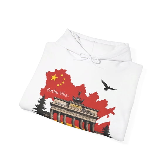 Berlin Vibes Germany Style shirts Unisex Heavy Blend™ Hooded Sweatshirt