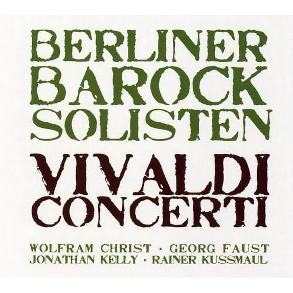 Berliner Barock Solisten - Concerti - Music & Performance - CD
