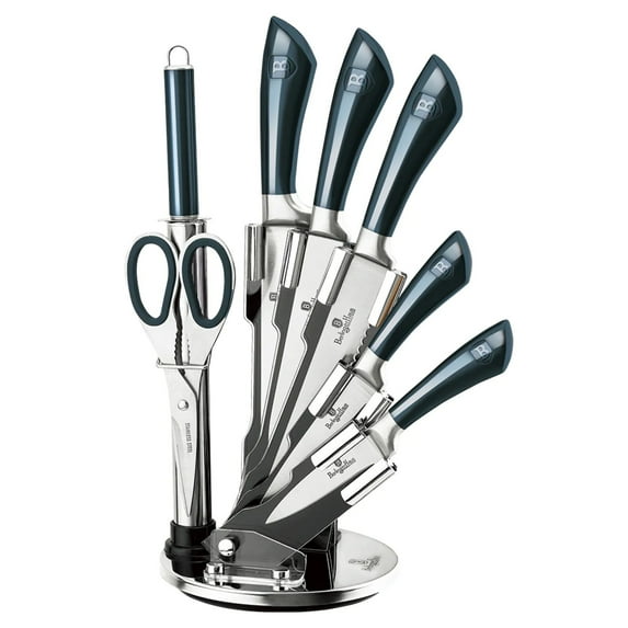 BerlingerHaus 8-Piece Kitchen Knife Set With Acrylic Stand Knives Set