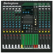 Berlingtone BR-212MX ، خلاط صوت Bluetooth احترافي 12 قناة ، تسجيل الكمبيوتر الشخصي ، 24 تأثيرات DSP ، 48V Phantom Power ، 10 Microphone Jack ، 2 Stereo Input Soundboard ، 14 band EQ ، RCA Input / Output ، Unput