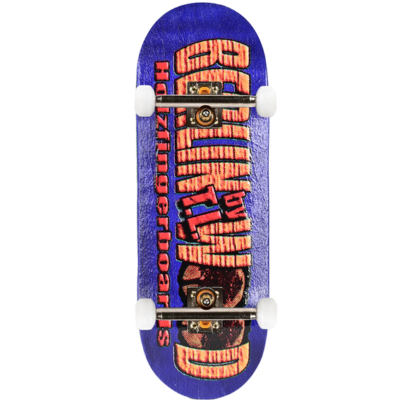 Berlinwood Fingerboard Complete - Old School BW Purple, 33mm - Wide Low