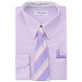 thumbnail image 1 of Berlioni Boys Italian Long Sleeve Dress Shirt With Tie & Hanky, 1 of 1