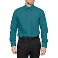 thumbnail image 1 of Berlioni Classic Regular Fit Solid Button Up Long Sleeve Pocket Work Dress Shirt, 1 of 5
