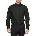 thumbnail image 1 of Berlioni Classic Regular Fit Solid Button Up Long Sleeve Pocket Work Dress Shirt, 1 of 5