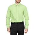 thumbnail image 1 of Berlioni Classic Regular Fit Solid Button Up Long Sleeve Pocket Work Dress Shirt, 1 of 5