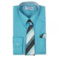 thumbnail image 1 of Berlioni Italy Boys Toddlers Long Sleeve Dress Shirt With Tie & Hanky, 1 of 1