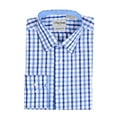 thumbnail image 1 of Berlioni Italy Men's & Boy's Father & Son Checkered Plaid Dress Shirt, 1 of 4
