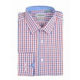 thumbnail image 1 of Berlioni Italy Men's & Boy's Father & Son Checkered Plaid Dress Shirt, 1 of 4