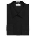 thumbnail image 1 of Berlioni Italy Men's Long Sleeve Solid Premium Dress Shirt, 1 of 4
