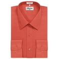 thumbnail image 1 of Berlioni Italy Men's Long Sleeve Solid Premium Dress Shirt, 1 of 4