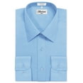 thumbnail image 1 of Berlioni Italy Men's Long Sleeve Solid Premium Dress Shirt, 1 of 4