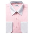 thumbnail image 1 of Berlioni Italy Men's Long Sleeve Two Tone Premium Dress Shirt, 1 of 3