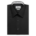 thumbnail image 1 of Berlioni Italy Men's Slim-Fit Premium French Convertible Cuff Solid Dress Shirt (Black,S (14-14½) sleeve: 32/33), 1 of 4