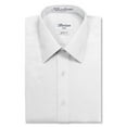 thumbnail image 1 of Berlioni Italy Men's Slim-Fit Premium French Convertible Cuff Solid Dress Shirt (S (14-14½) sleeve: 32/33,White), 1 of 4