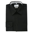 thumbnail image 1 of Berlioni Italy Men's Slim fit Convertible Cuff Solid Italian French Dress Shirt, 1 of 1