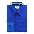 thumbnail image 1 of Berlioni Italy Men's Slim fit Convertible Cuff Solid Italian French Dress Shirt, 1 of 1