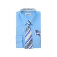 thumbnail image 1 of Berlioni Kids Boys Long Sleeve Dress Shirt Set, 1 of 2