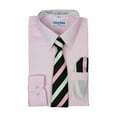thumbnail image 1 of Berlioni Kids Boys Long Sleeve Dress Shirt Set, 1 of 1
