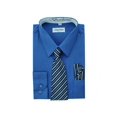 thumbnail image 1 of Berlioni Kids Boys Long Sleeve Dress Shirt Set, 1 of 1
