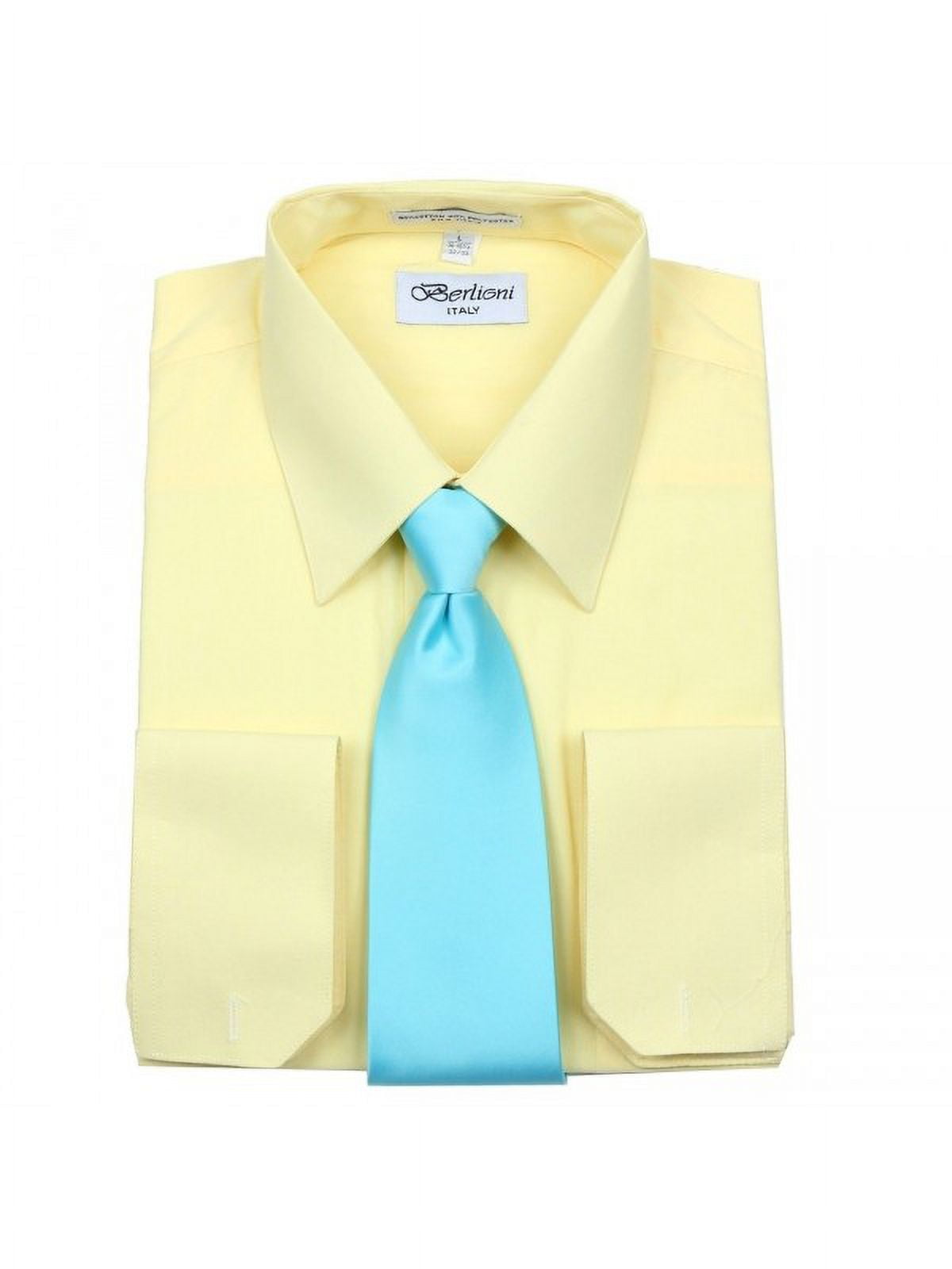 mens long sleeve dress shirt with tie