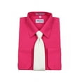 thumbnail image 1 of Berlioni Men's Long Sleeve Dress Shirt Tie And Hanky Gift Set, 1 of 1