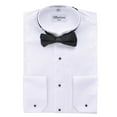 thumbnail image 1 of Berlioni Men's Long Sleeve Tuxedo Dress Shirt White Wingtip 4X-Large 36/37 Sleeve, 1 of 2