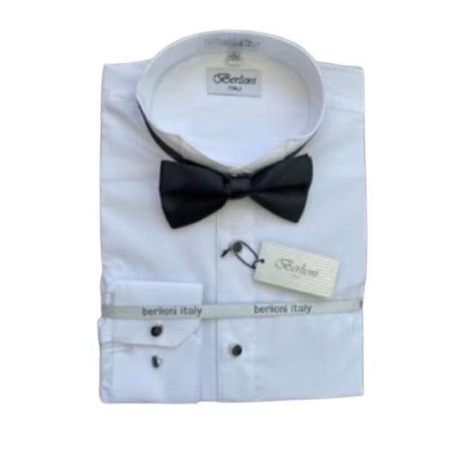 wingtip shirt with bow tie