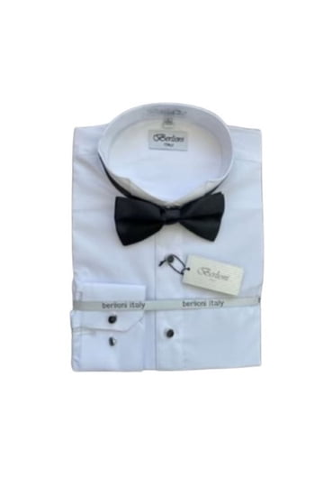 white dress shirt man Men's Long Sleeve White Dress Shirt