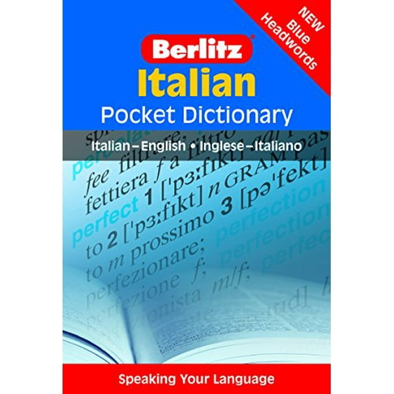 Pre-Owned Berlitz Pocket Dictionary Italian: Italian-English/English-Italian Paperback
