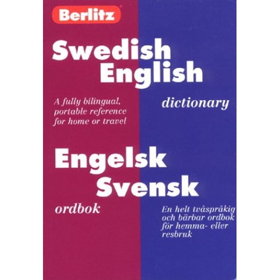 Pre-Owned Berlitz Swedish-English Dictionary (Paperback) 2831563852 9782831563855