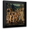 thumbnail image 1 of Bermejo, Bartolome 12x14 Black Modern Framed Museum Art Print Titled - Descent of Christ into Limbo, 1 of 5