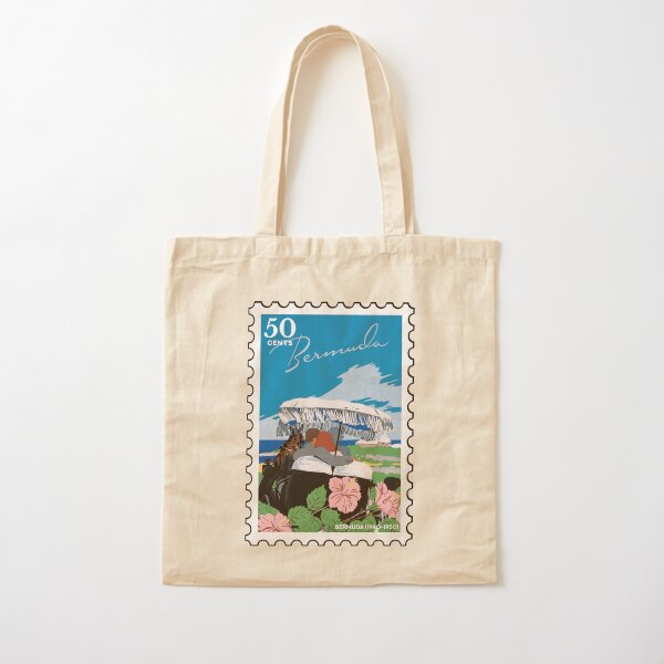 Bermuda Map Tote Bag - Vintage 1912 Chart Design Canvas Bag-770932