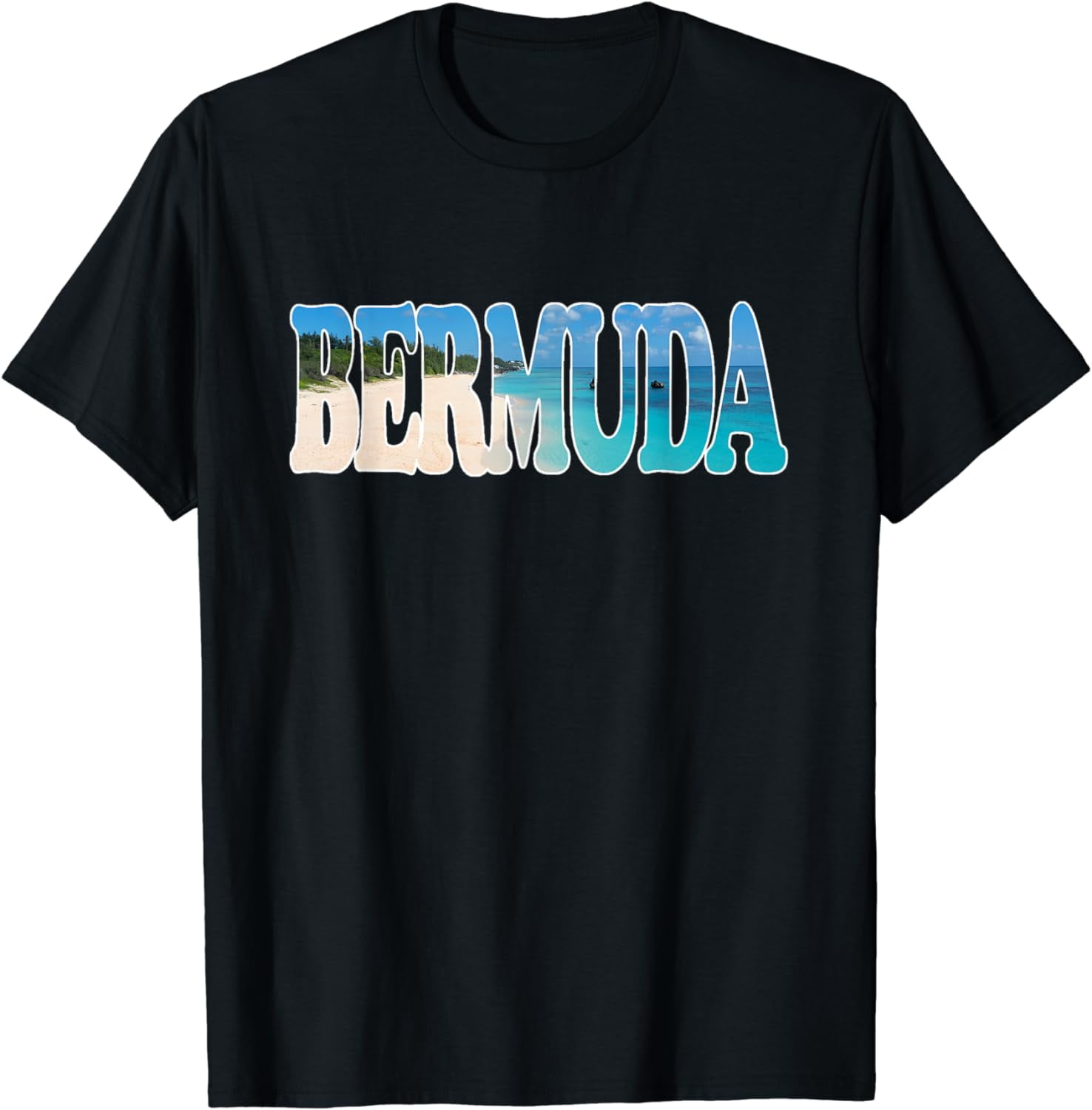 Bermuda Beach Pink Sand Ocean Summer Gift Keepsake Souvenir TShirt