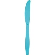 Bermuda Blue Plastic Knives