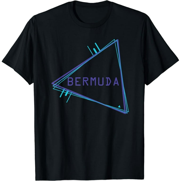 Bermuda - Blue Triangle - Souvenir T-Shirt Bermuda - Blue Triangle - Souvenir T-Shirt
