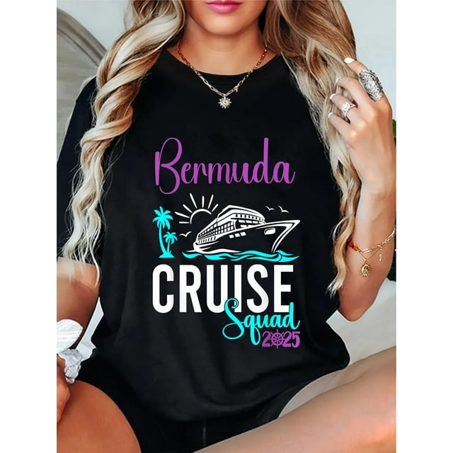 Bermuda Cruise 2025 Family Group Friends Vacation Matching TShirt