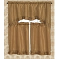 thumbnail image 1 of Bermuda Ruffle Kitchen Curtain Tier Set, 1 of 5