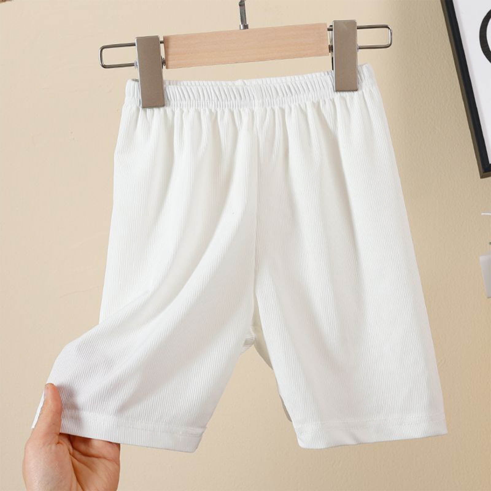 Oxford High Waist Child Size Lounge Short