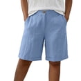 thumbnail image 1 of Bermuda Shorts For Women，Sweat Shorts Women Ladies Cargo Shorts With Pockets Dressy Bermuda Shorts Walking Exercise Shorts Linen Blend Shorts Muslin Shorts Women Cotton Bermuda Shorts, 1 of 8