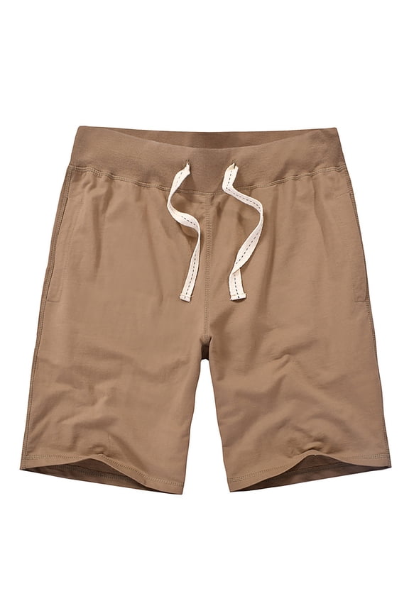 Bermuda Shorts for Men with Pockets Cotton Drawstring Elastic Waist Casual Straight Leg Solid Color Comfort Loungewear Athletic Short