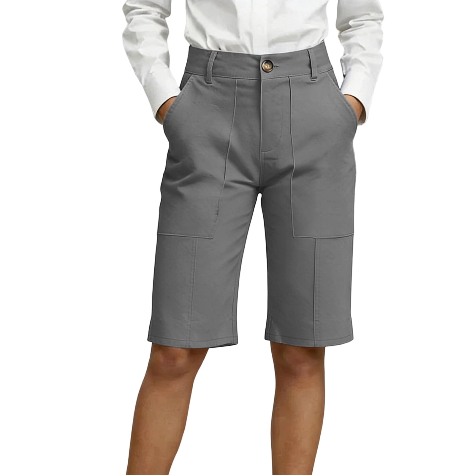grey dress shorts Dior Oblique Gray Cotton-Silk Jacquard odor resistance Press-Crease Wool Shorts - Grey