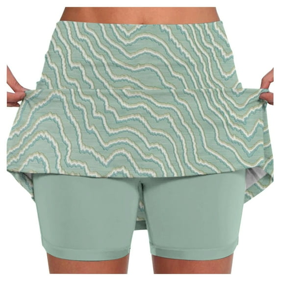 Bermuda Shorts for Women Tennis Skirt Trousers Sports Skirt High Waist Side Slit Tennis Skort Beach Vacation Trendy 2025 with Pockets S-5XL