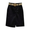thumbnail image 1 of Bermuda Shorts for Women Trendy 2025 Solid Tightness Cropped Trousers Overalls Pants Linen Casual Shorts with Pockets M-3XL, 1 of 6