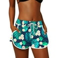 thumbnail image 1 of Bermuda Shorts for Women for G Summer Floral Beach Board Swim Trunks Summer Casual Beach Shorts with Pockets S-2XL, 1 of 3