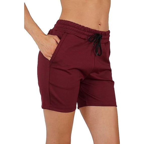 Bermuda Shorts with Pockets Active Draw string Jersey Summer Shorts