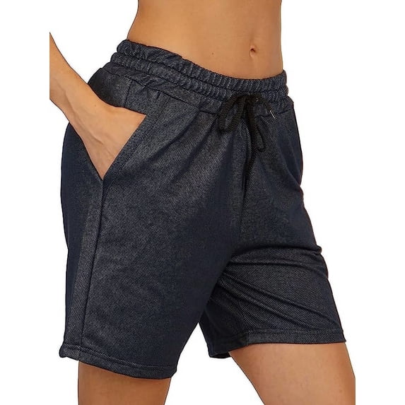 Bermuda Shorts with Pockets Active Draw string Jersey Summer Shorts