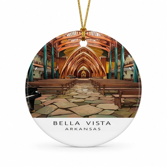 Bermuda Travel Map Ornament, Bermuda road Travel Ornament, Christmas Tree Decoration for Travel Lovers