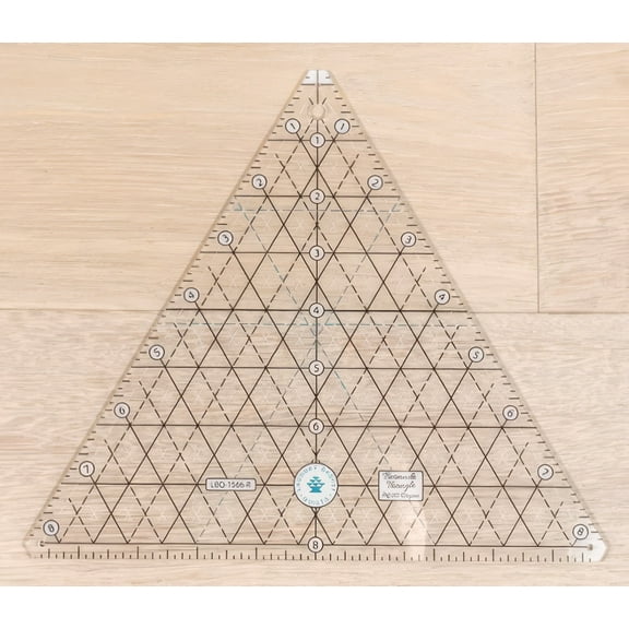 Bermuda Triangle 60 Degree Template Ruler by Edyta Sitar - Laundry Basket Quilts