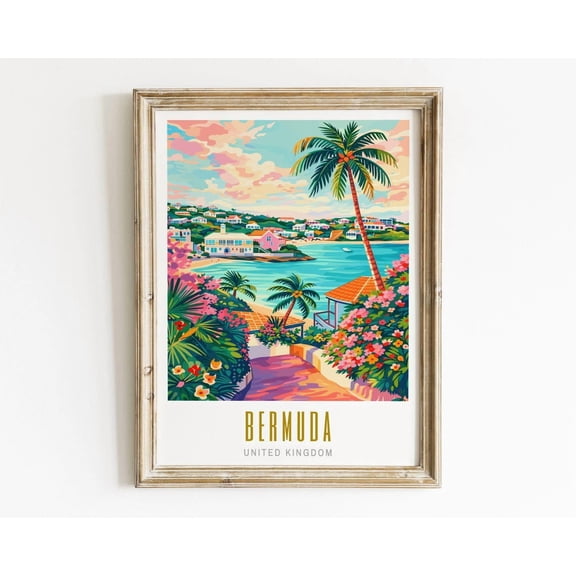Bermuda Tropical Beach Wall Decor