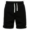 Bermuda Shorts For Men Mens Sports Casual Elastic Waist Lace Up Shorts